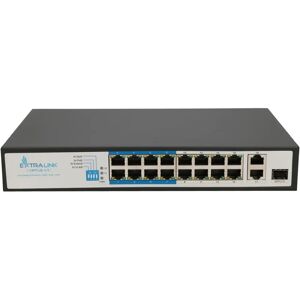 Extralink VIRTUS V3 Switch - 16 PoE 10/100 Mbps, 2G uplink, SFP Extralink VIRTUS V3 Switch - 16 PoE 10/100 Mbps, 2G uplink, SFP
