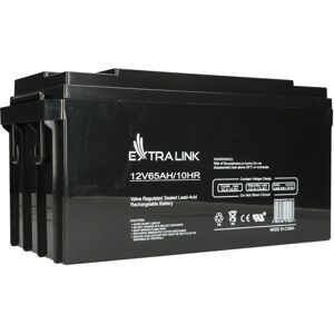 Extralink 12V 65AH Akumulator - Bezobsługowy AGM Zamknięty ołowiowo-kwasowy Extralink 12V 65AH Akumulator - Bezobsługowy AGM Zamknięty ołowiowo-kwasowy