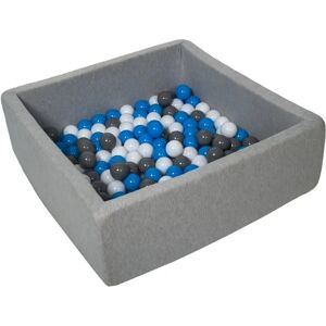 Viking Piscine à Boules - 90x90 cm, 150 Boules, Bleu, Blanc, Gris - Jeu pour Enfants - Publicité Viking Piscine à Boules - 90x90 cm, 150 Boules, Bleu, Blanc, Gris - Jeu pour Enfants - Publicité