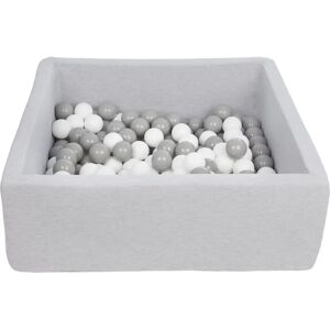 Viking Piscine à Billes - 90x90 cm - 150 Billes - Blanc, Gris - Piscine de Billes - Publicité Viking Piscine à Billes - 90x90 cm - 150 Billes - Blanc, Gris - Piscine de Billes - Publicité