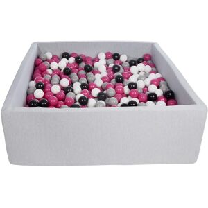 Espace de Jeu Viking Rose Blanc Gris Noir - 900 Balles 120x120cm - Publicité Espace de Jeu Viking Rose Blanc Gris Noir - 900 Balles 120x120cm - Publicité