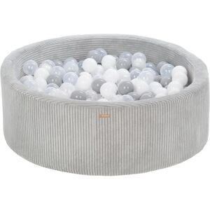 PQP Bollhav - 300 Piscines à balles - Cordu Roy 90 cm Gris/Blanc - Boules transparentes/grises - Jeu pour enfants - Publicité PQP Bollhav - 300 Piscines à balles - Cordu Roy 90 cm Gris/Blanc - Boules transparentes/grises - Jeu pour enfants - Publicité