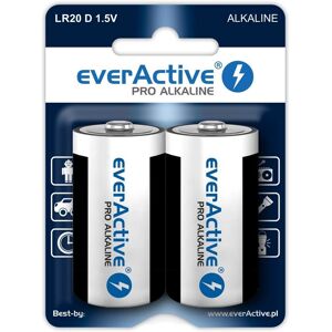 Everactive LR20 1,5V Batterier - 2-Pack - Engångs Alkaline Everactive LR20 1,5V Batterier - 2-Pack - Engångs Alkaline