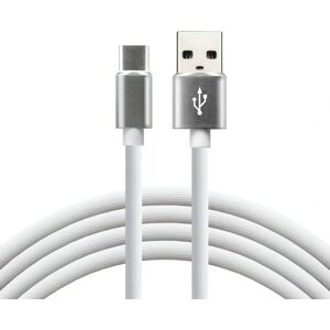 Câble USB Everactive CBS-1CW - 1m USB A à USB C - Blanc Câble USB Everactive CBS-1CW - 1m USB A à USB C - Blanc