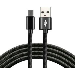 Câble USB-C Everactive CBB-1CB - 1m - Noir - Charge rapide 3A Câble USB-C Everactive CBB-1CB - 1m - Noir - Charge rapide 3A
