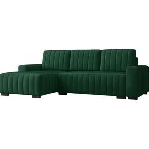 Rozkładana sofa narożna Columbus 154 - Niebieski - Funkcja spania - Pojemnik na pościel - 240x140x85cm Rozkładana sofa narożna Columbus 154 - Niebieski - Funkcja spania - Pojemnik na pościel - 240x140x85cm