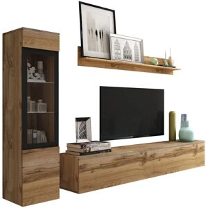 MOBILIER1 Sarasota 125 Wotan roble Conjunto de salón - Partes separadas MOBILIER1 Sarasota 125 Wotan roble Conjunto de salón - Partes separadas