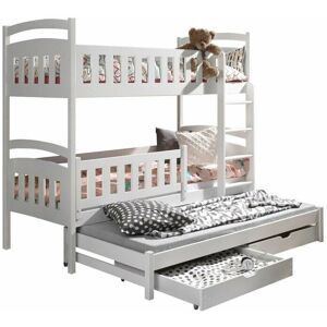 Cama literas MUEBLES Vista 102 - Pino, Universal, 86x188x164cm Cama literas MUEBLES Vista 102 - Pino, Universal, 86x188x164cm