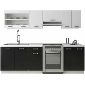 MUEBLES Tucson 161 - Juego de cocina laminado 240x60cm MUEBLES Tucson 161 - Juego de cocina laminado 240x60cm