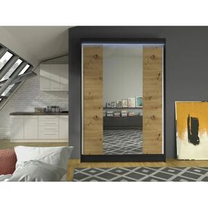 MUEBLES Atlanta 148 - Posuvné, Ruční práce dub, 200x120x58cm - Šatní skříň MUEBLES Atlanta 148 - Posuvné, Ruční práce dub, 200x120x58cm - Šatní skříň