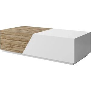 DAKO Utica 107 Biały/Wotan Stolik kawowy - Coffee Table DAKO Utica 107 Biały/Wotan Stolik kawowy - Coffee Table
