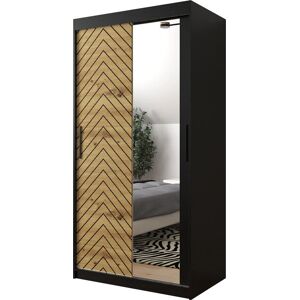 MUEBLES Hartford 307 - Posuvné dveře, 5 polic - Skříň MUEBLES Hartford 307 - Posuvné dveře, 5 polic - Skříň