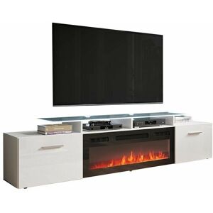 Stolík TV Charlotte 155 - Moderní s 2 Dveřmi a Topením Stolík TV Charlotte 155 - Moderní s 2 Dveřmi a Topením