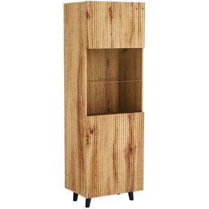 Dřevěná Vitrína Charlotte J106 - Tvrzené Sklo, 1 Dveře, 183x60x42cm Dřevěná Vitrína Charlotte J106 - Tvrzené Sklo, 1 Dveře, 183x60x42cm
