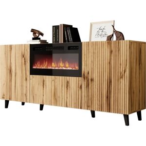 ARREDAMENTO1 Charlotte J107 - Wotan dub, Černá - Nábytek ARREDAMENTO1 Charlotte J107 - Wotan dub, Černá - Nábytek