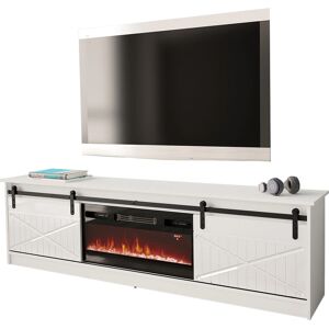 TV Stojan Charlotte 165 - LED, Tvrzené Sklo, MDF, 2 Dveře TV Stojan Charlotte 165 - LED, Tvrzené Sklo, MDF, 2 Dveře