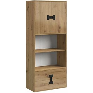 MUEBLES Akron N112 - Estantería con puertas y cajones MUEBLES Akron N112 - Estantería con puertas y cajones