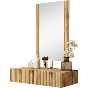 ARREDAMENTO1 Miami Bílá Zrcadlová Skříňka - Zrcadlo, Zásuvky, 97x80x42cm ARREDAMENTO1 Miami Bílá Zrcadlová Skříňka - Zrcadlo, Zásuvky, 97x80x42cm