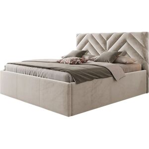 MUEBLES Cama Beloit 104 - Doble - Marrón Claro - 180x200 - Cama MUEBLES Cama Beloit 104 - Doble - Marrón Claro - 180x200 - Cama