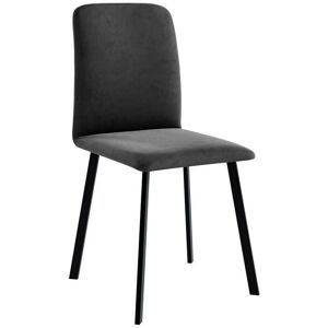 Silla Edmond - Terciopelo Tapizado - 91x48x55cm Silla Edmond - Terciopelo Tapizado - 91x48x55cm