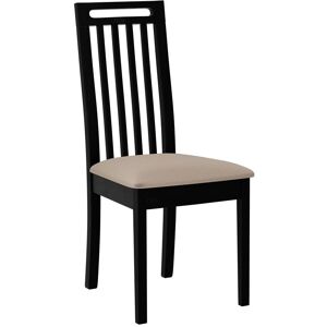 MUEBLES Victorville 348 - Silla de tela de madera MUEBLES Victorville 348 - Silla de tela de madera