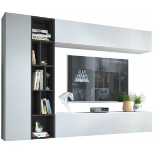 Mobilier1 Comfivo 260 Blanco Gris - Módulo de Salón Mobilier1 Comfivo 260 Blanco Gris - Módulo de Salón