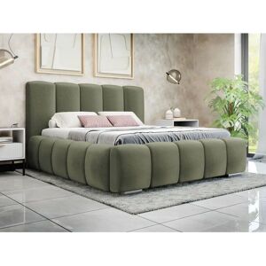 Mobili1 Kronos 46 Cama Doble - Tapizado, Somier de Lamas, 140x200 cm Mobili1 Kronos 46 Cama Doble - Tapizado, Somier de Lamas, 140x200 cm