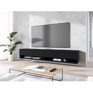 MOBILIER1 Mueble TV Sarasota - 119 - Negro + Grafito MOBILIER1 Mueble TV Sarasota - 119 - Negro + Grafito