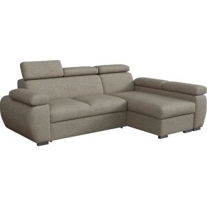 MUEBLES Columbus 132 Sofá rincón marrón claro - Sofá MUEBLES Columbus 132 Sofá rincón marrón claro - Sofá