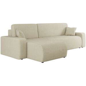 MUEBLES Shelton 102 Sofá Esquina Marrón Claro - Sofá MUEBLES Shelton 102 Sofá Esquina Marrón Claro - Sofá