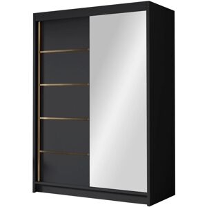 MOBILIER1 Armario Atlanta 195 Negro - Armario MOBILIER1 Armario Atlanta 195 Negro - Armario