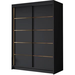 Mobilier1 Armario Atlanta 195 Negro - Wardrobe Mobilier1 Armario Atlanta 195 Negro - Wardrobe