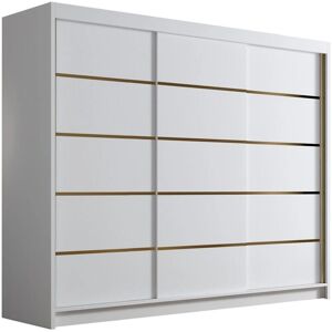 Armario Atlanta 191 Blanco Correderas - Mueble Armario Atlanta 191 Blanco Correderas - Mueble