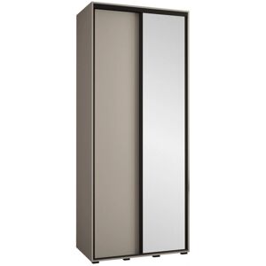 MUEBLES Hartford 495 - Armario corredero 235x120x60cm - Negro & Cachemira MUEBLES Hartford 495 - Armario corredero 235x120x60cm - Negro & Cachemira