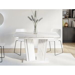 MOBILIER1 - Goodyear - Mármol blanco - 75x80x120 cm - Mesa MOBILIER1 - Goodyear - Mármol blanco - 75x80x120 cm - Mesa