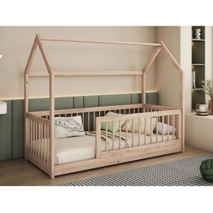 Cama Henderson 168 - Madera Natural, UE, Somieres, Sin Colchón - Tipo de Cama Cama Henderson 168 - Madera Natural, UE, Somieres, Sin Colchón - Tipo de Cama