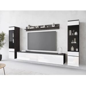 MUEBLES - Sarasota 126 - Blanco brillante - Living room set MUEBLES - Sarasota 126 - Blanco brillante - Living room set