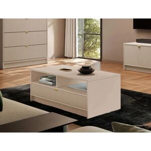 Comfivo Larmire 105 Beige - Table basse - Publicité Comfivo Larmire 105 Beige - Table basse - Publicité