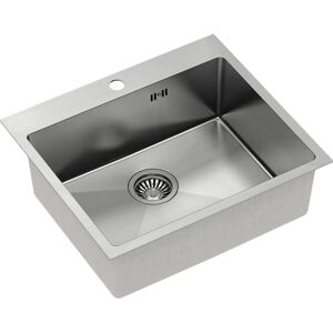Quadron Russel Stainless Steel Kitchen Sink - 55x48cm - Durable & Hygienic Quadron Russel Stainless Steel Kitchen Sink - 55x48cm - Durable & Hygienic
