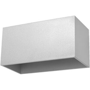 Sollux Lighting Sollux QUAD MAXI - 2 Light Up Down Flush Wall Light Grey Sollux Lighting Sollux QUAD MAXI - 2 Light Up Down Flush Wall Light Grey