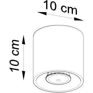 Sollux Orbis - 1 Lumière Appliquée de Surface - Downlight - Publicité Sollux Orbis - 1 Lumière Appliquée de Surface - Downlight - Publicité