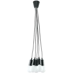Sollux DIEGO 5 Light Ceiling Pendant Black Sollux DIEGO 5 Light Ceiling Pendant Black