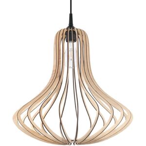 Sollux ELZA Wire Frame Pendant Light Natural Wood - Pendant Light Sollux ELZA Wire Frame Pendant Light Natural Wood - Pendant Light
