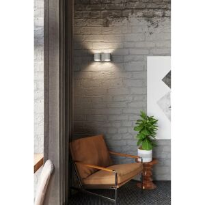 Sollux Lighting Sollux ORBIS SL.0661 Twin Round Up & Down Wall Lamp Grey - Wall Lamp Sollux Lighting Sollux ORBIS SL.0661 Twin Round Up & Down Wall Lamp Grey - Wall Lamp
