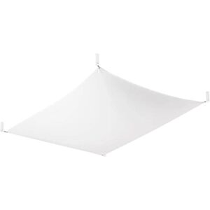Sollux Lighting Sollux LUNA SL.0737 Decorative Flush Fabric Light White G13 - Ceiling Lamp Sollux Lighting Sollux LUNA SL.0737 Decorative Flush Fabric Light White G13 - Ceiling Lamp