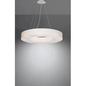 Sollux Saturno 70cm White Cylindrical Pendant Light - Pendant Light Sollux Saturno 70cm White Cylindrical Pendant Light - Pendant Light