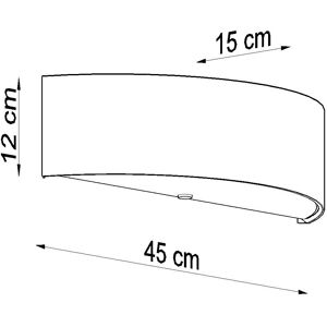 Sollux Lighting Sollux SKALA Wall Lamp Black - E27 Sollux Lighting Sollux SKALA Wall Lamp Black - E27