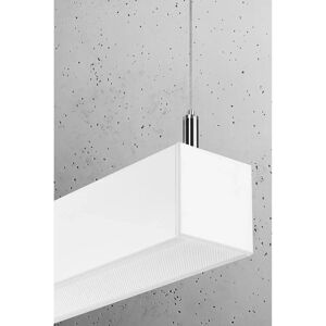 Suspension linéaire blanche de 115cm - Suspension - Publicité Suspension linéaire blanche de 115cm - Suspension - Publicité