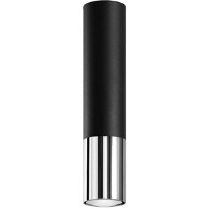 Sollux Lighting Loopez Czarny Chrom Oprawa na Podłogę - Downlights Sollux Lighting Loopez Czarny Chrom Oprawa na Podłogę - Downlights