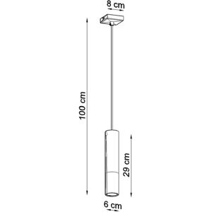 Lampa wisząca Sollux Lighting Loopez Slim 8cm Czarna, Złota GU10 - Lampa sufitowa Lampa wisząca Sollux Lighting Loopez Slim 8cm Czarna, Złota GU10 - Lampa sufitowa